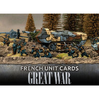 Flames of War: Great War: French Great War Unit Cards