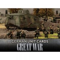 Flames of War: Great War: German Great War Unit Cards