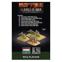 Flames of War: Hungarian: Rifle Platoon (x41 Figs)