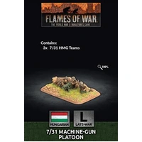 Flames of War: Hungarian: 7/31 MG Platoon (x3)