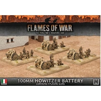 Flames of War: Italians: 100mm Howitzer Battery (Plastic)