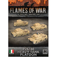 Flames of War: Italian: P40 Heavy Tank (x4)