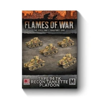 Flames of War: Japanese: Type 94 TK Recon Tankette Platoon (x5)