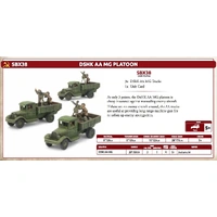 Flames of War: Soviets: DSHK AA Platoon (x3)