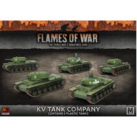 Flames of War: Soviets: KV-1/1s Tank Company (x5 Plastic)