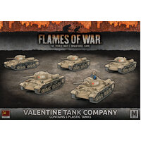 Flames of War Valentine Tank Company (x5)(Plastic)