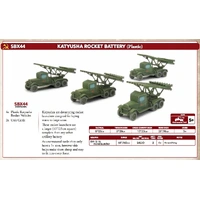 Flames of War: Soviets: Katyusha Guards Rocket Battery (x4 Plastic)