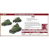 Flames of War: Soviets: BA-10 Armoured Car Platoon (x3)