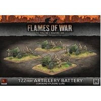 Flames of War: Soviets: 122mm Artillery Battery (x4 Plastic)