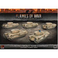 Flames of War: Soviets: CHURCHILL HEAVY TANK COMPANY (x5 plastic tanks)