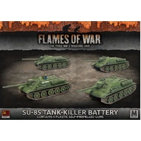Flames of War: Soviets: SU-85 TANK-KILLER BATTERY (x4 plastic tanks)