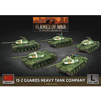 Flames of War: Soviet: IS-2 Guards Heavy Tank Company (x5 Plastic)