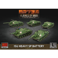Flames of War: Soviet: ISU Heavy SP Battery (x5 Plastic)