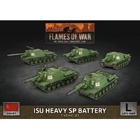 Flames of War: Soviet: ISU Heavy SP Battery (x5 Plastic)