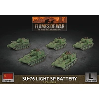 Flames of War: Soviet: SU-76 Light SP Battery (x5 Plastic)