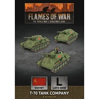 Flames of War: Soviet: T-70 Tank Company (x3 Plastic)