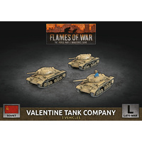 Flames of War Valentine Tank Company (x3 Plastic)