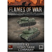 Flames of War: Soviet: T-43 Tank Company (x2)