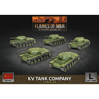 Flames of War: Soviet: KV-8 Flame-Tank Company (x5 Plastic)