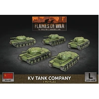 Flames of War: Soviet: KV-8 Flame-Tank Company (x5 Plastic)