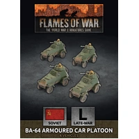 Flames of War: Soviet: BA-64 Armoured Car Platoon (x4 Plastic)