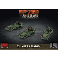 Flames of War ZSU M17 Anti-Aircraft Platoon (x3 Plastic)