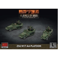 Flames of War: Soviet: ZSU M17 Anti-Aircraft Platoon (x3 Plastic)
