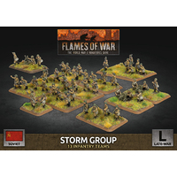 Flames of War: Soviet: Storm Group (x50 Figs Plastic)