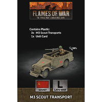 Flames of War: Soviet: M3 Scout Transport (x3)