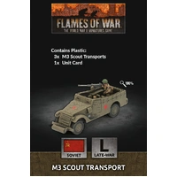 Flames of War: Soviet: M3 Scout Transport (x3)