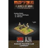 Flames of War: Soviet: Maksim Machine-Gun Company (Plastic)