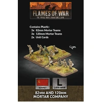 Flames of War: Soviet: 82mm and 120mm Mortar Company (Plastic)