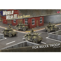 Team Yankee: WWIII: British: Fox Recce Troop (x4 Plastic)