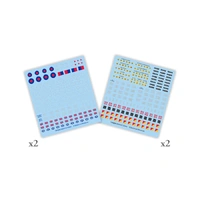 Team Yankee: WWIII: British: Decals (x4 decal sheets) (Checkpoint Charlie)