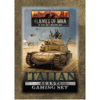 Flames of War: Italian Avanti Tin (x20 Tokens, x2 Objectives, x16 Dice)