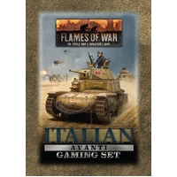 Flames of War: Italian Avanti Tin (x20 Tokens, x2 Objectives, x16 Dice)