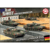Team Yankee: WWIII: West German: Leopard 2 Panzer Zug (Plastic)