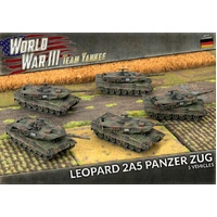 Team Yankee: WWIII: West German: Leopard 2A5 (x5 Plastic)
