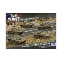 Team Yankee: WWIII: Oil War: Magach 6 Tank Platoon (x5 Plastic)