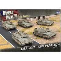 Team Yankee: WWIII: Merkava Tank Platoon (WWIII x5 Plastic)