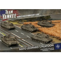 Team Yankee 1/100 Leopard 1 Tank Platoon (x5) (Plastic) TNBX01