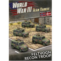 Team Yankee: WWIII: Norwegian and Danish Feltvogn Recon Troop (x5)