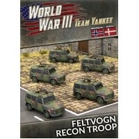 Team Yankee: WWIII: Norwegian and Danish Feltvogn Recon Troop (x5)