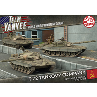 Team Yankee 1/100 T-72 Tank Company (x5) (Plastic) TSBX01