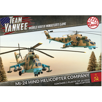 Team Yankee 1/100 Mi-24 Hind (x2) (Plastic) TSBX04