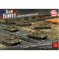 Team Yankee: WWIII: Oil War: T-62 Tank Company (x5 Plastic)