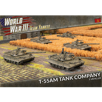Team Yankee: WWIII: Soviet: T-55AM Tank Company (x5 Plastic)