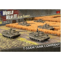 Team Yankee: WWIII: Soviet: T-55AM Tank Company (x5 Plastic)