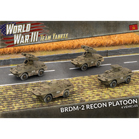 Team Yankee: WWIII: Soviet: BRDM-2 Recon Platoon (x4 Plastic)