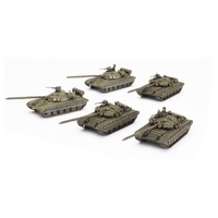 WWIII: Soviet: T-64BV Tank Company (x5 Plastic)